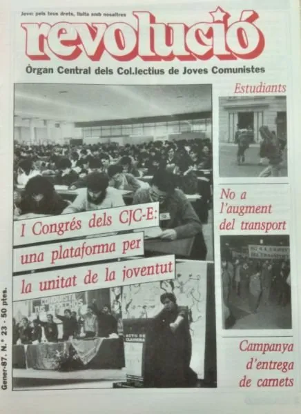 Revolucio-ICongresodelosCJCdeEspana-Diciembre1986