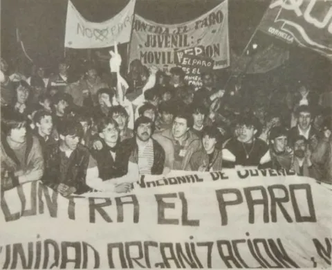 2.09-CoordinadoraJovenesContraelParo-MovilizacionesMarzo1985