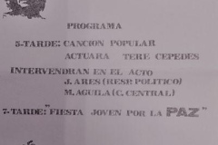 4.09-CJCSantJust-Entregacarnets-FiestaJovenporlaPaz-1985